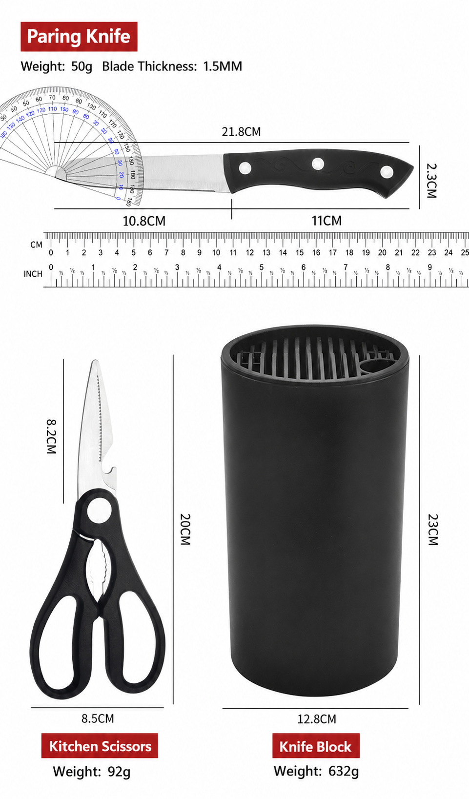 Full set Knife Block Holder