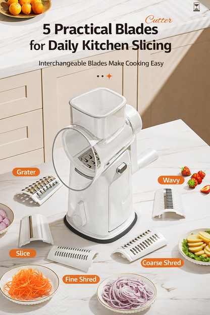Manual Kitchen Grater & Shredder